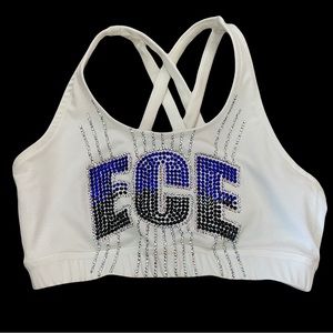 ECE varsity sports bra ADULT SMALL